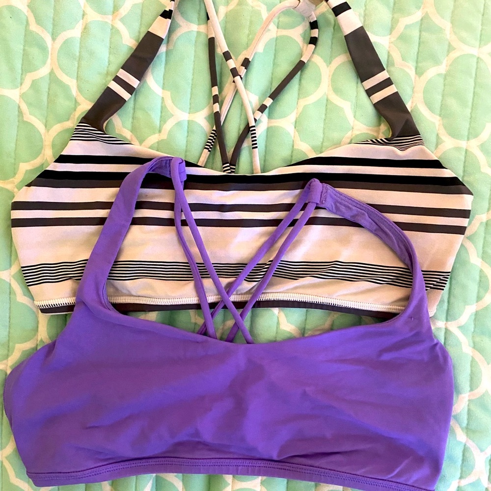 2 lululemon free to be Bras